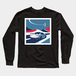 Kamikaze R35 GTR (Blue) Long Sleeve T-Shirt